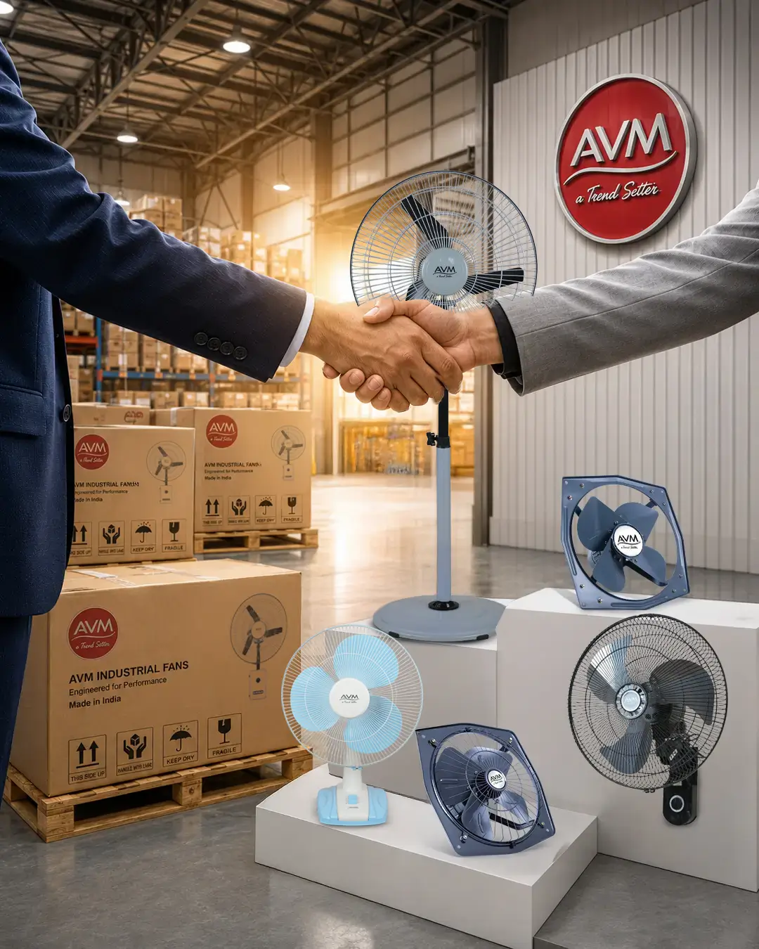 Business partners and regional dealers